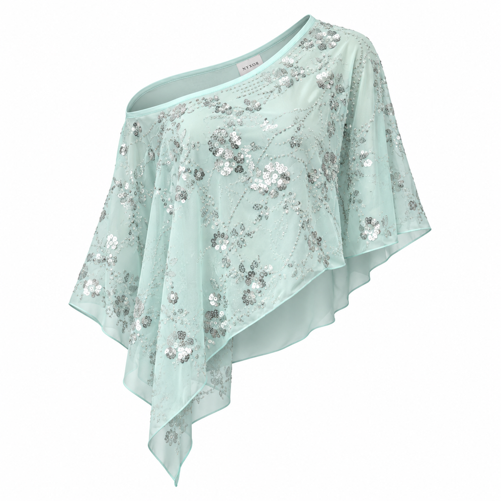 Asymmetrical Off-Shoulder Blouse