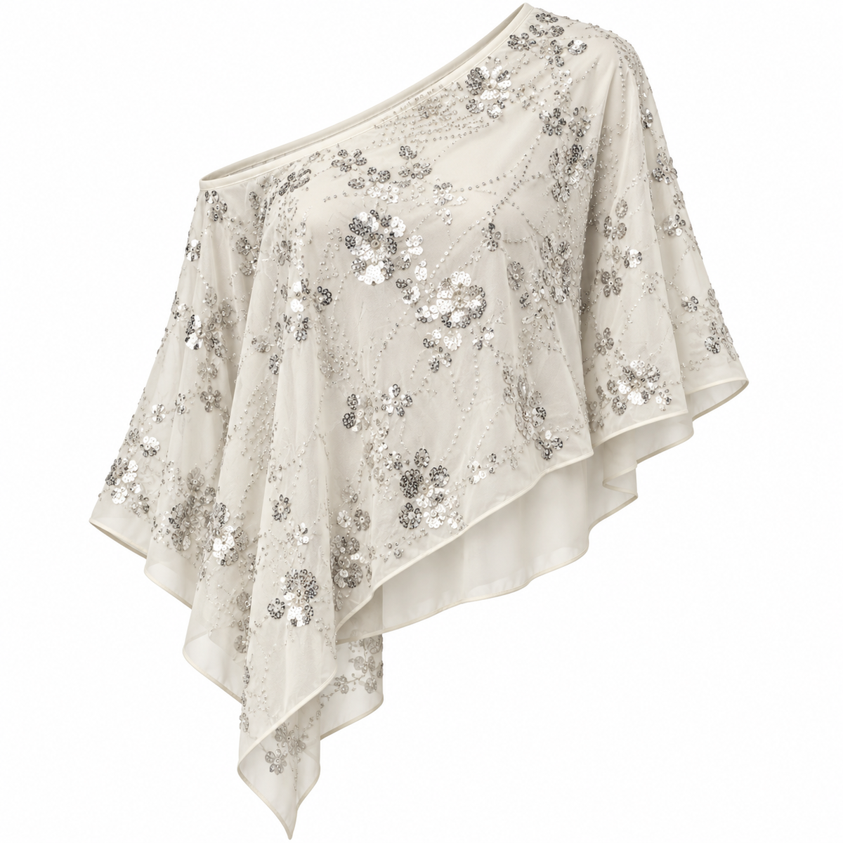 Asymmetrical Off-Shoulder Blouse